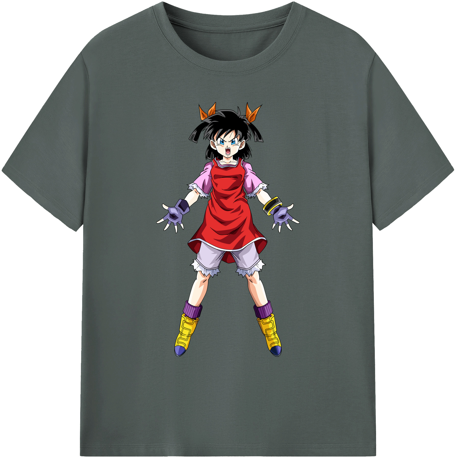 （画像用） ドラゴンボール パン DRAGON BALL Pan 綿100％ メンズ半袖Tシャツ｜肌触りやわらか＆通気性